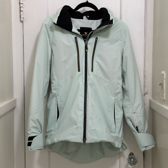 Obermeyer women’s first chair jacket size m mint green teal - Picture 1 of 10